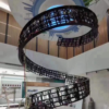 18 Indoor Fixed Installation LED Display Customized Size Simple Iron Cabinet Screen Solution