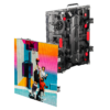 2-1 500H Outdoor P3.91 Rental LED Display LED Screen Cabinet Stock In Europe