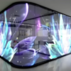 3d Custom and Lightweight Transparent LED Display for Retail Window Displays