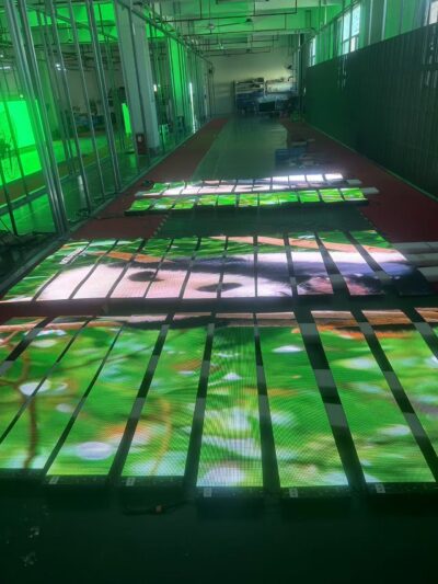 P4-3 Holographic Led Transparent Ultra soft and Light Adhesive Film Display Screen