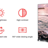 p-2 Indoor P1.8 Commercial LED Display with 640x480mm 640x640mm 960x480mm 360x640mm LED Panel