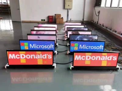 taxi-top-led-display_2 Programmable Digital Advertising LED Screen 960X320MM Outdoor Taxi Top LED Display