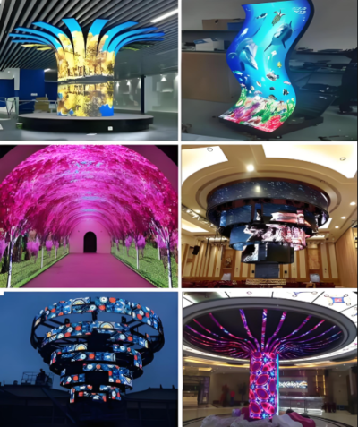 Flexible Curved LED Screen P2.5 Indoor LED Video Wall Display Soft Module